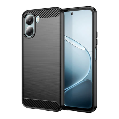 Futrola za Oppo A6x 4G / A6x, Techsuit, Karbon, Crna