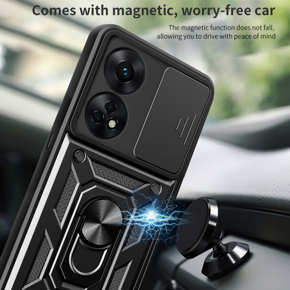 Futrola za Oppo A78 4G, Techsuit, CamShield, Zelena