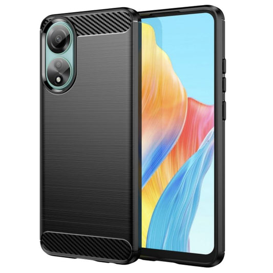 Maska za Oppo A78 4G, Techsuit, Karbon, Crna