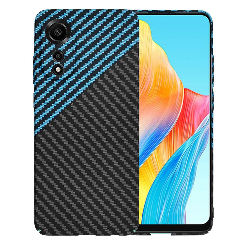 Maska za Oppo A78 4G, Techsuit, Carbonite FiberShell, Crno Plava