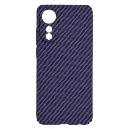 Maska za Oppo A78 4G, Techsuit, Carbonite FiberShell, Ljubičasta