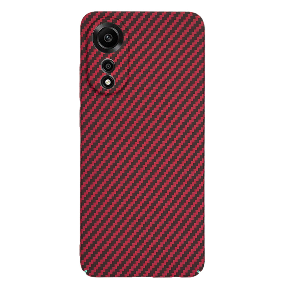 Maska za Oppo A78 4G, Techsuit, Carbonite FiberShell, Crvena