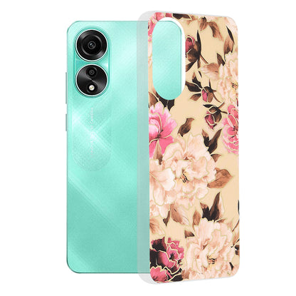 Maska za Oppo A78 4G, Techsuit, Marble, Bež