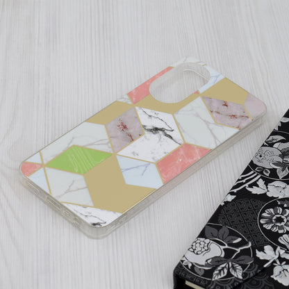 Maska za Oppo A78 4G, Techsuit, Marble, Ljubičasta