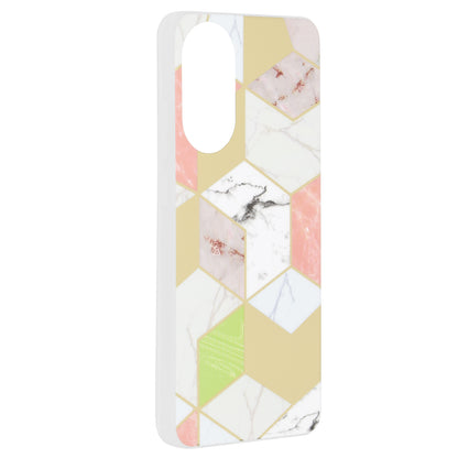Maska za Oppo A78 4G, Techsuit, Marble, Ljubičasta
