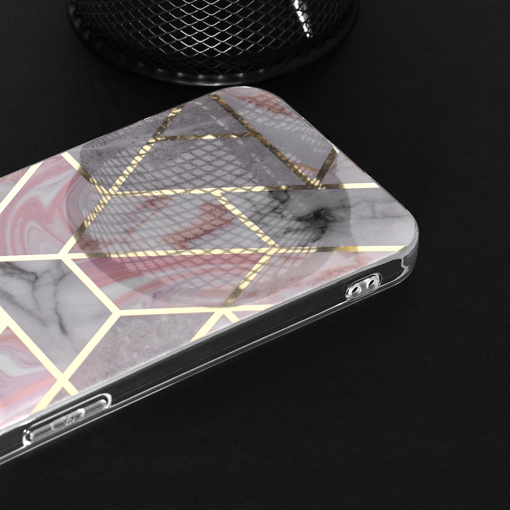 Maska za Oppo A78 4G, Techsuit, Marble, Roza