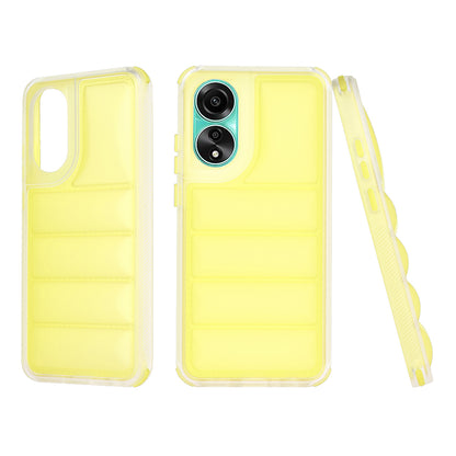 Maska za Oppo A78 4G, Techsuit, Wave Shield, Žuta