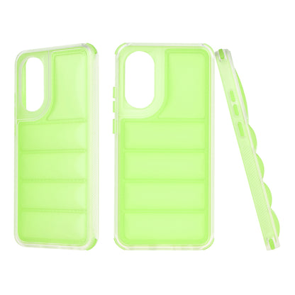 Maska za Oppo A78 4G, Techsuit, Wave Shield, Zelena