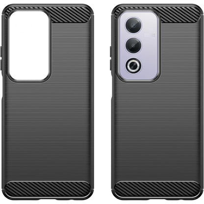 Maska za Oppo A80, Techsuit, Karbon, Crna