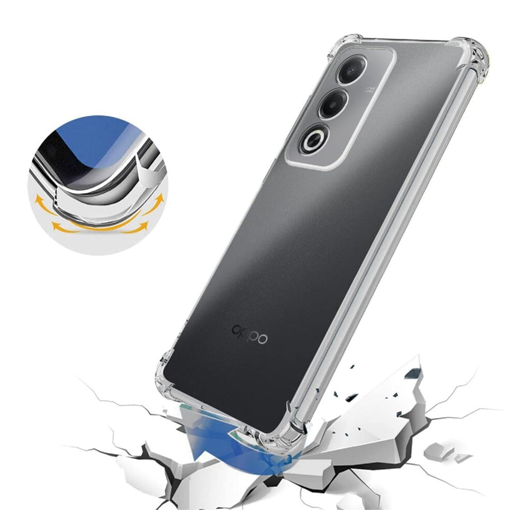 Maska za Oppo A80, Techsuit, Shockproof Clear, Prozirna