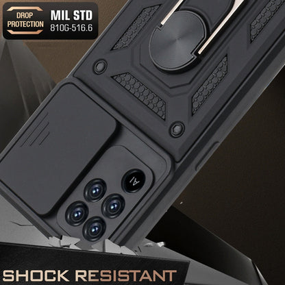 Maska za Oppo A94 / Reno5 Lite, Techsuit, CamShield, Crna