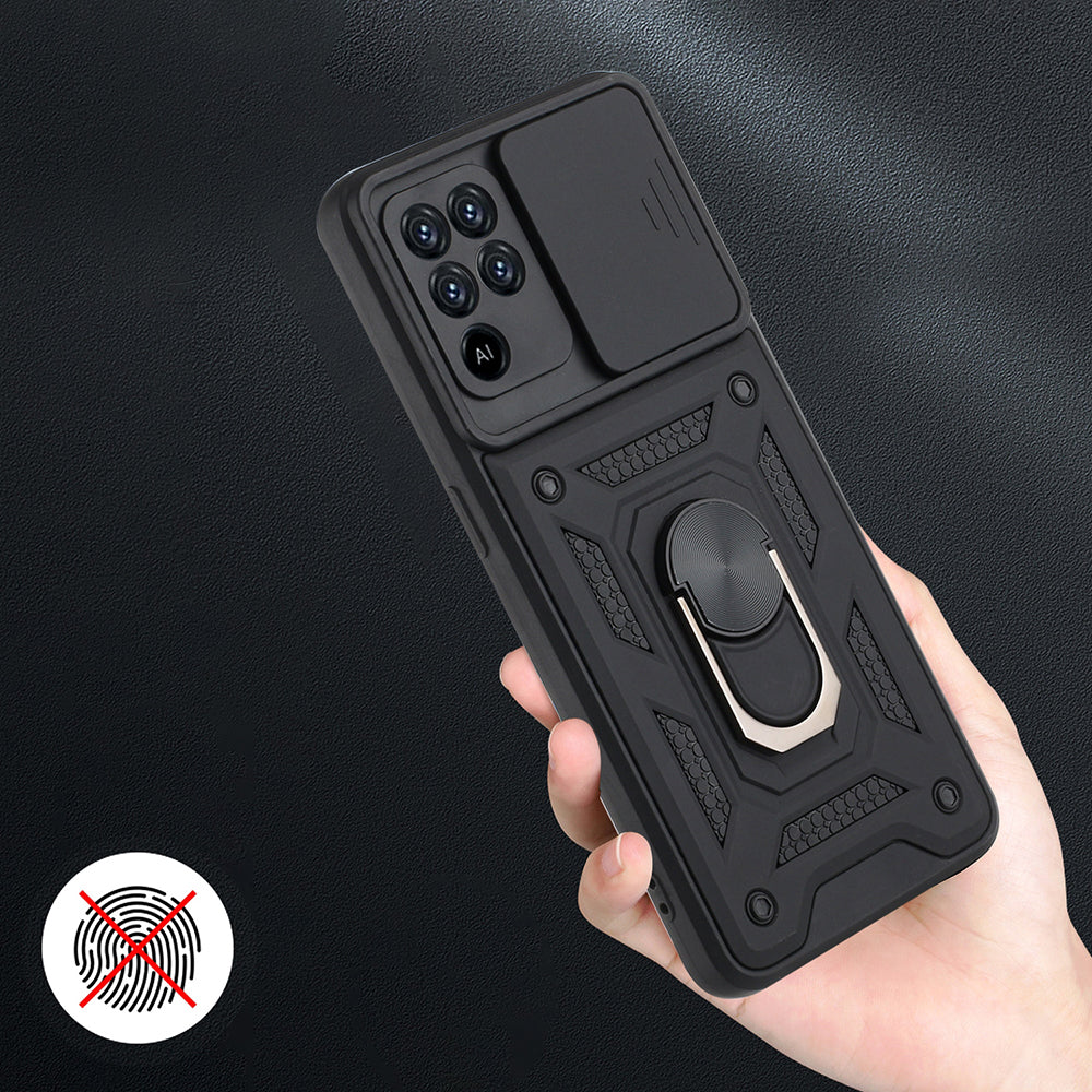 Maska za Oppo A94 / Reno5 Lite, Techsuit, CamShield, Crna