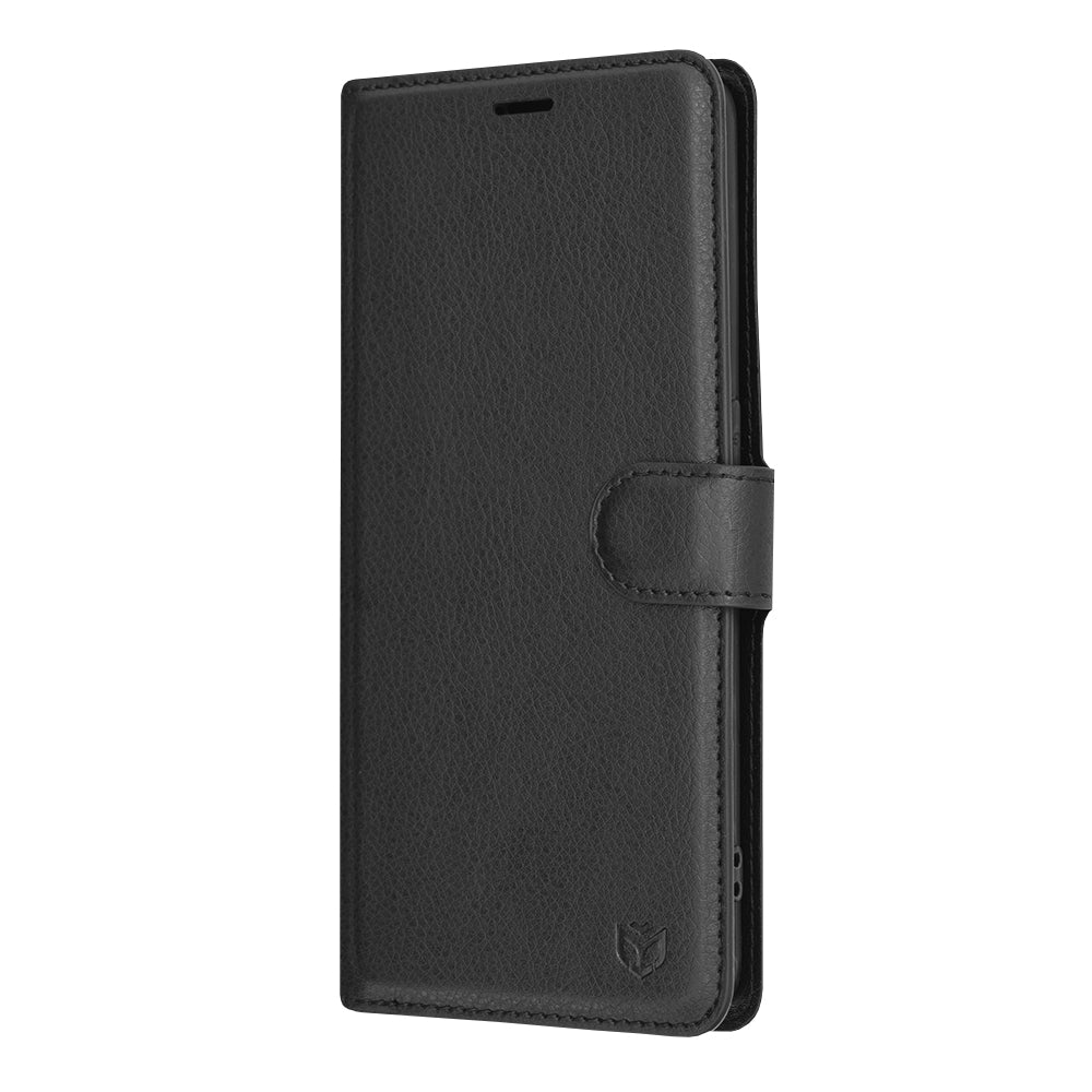 Futrola za Oppo A94 / Reno5 Lite, Techsuit, Leather Folio, Crna