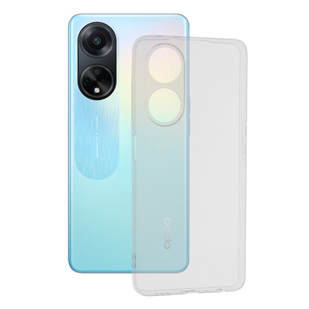 Maska za Oppo A98, Techsuit, Prozirna, Transparentna