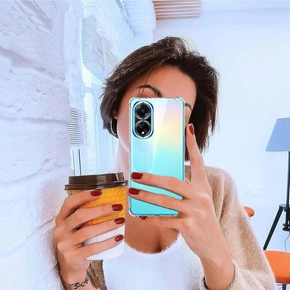 Maska za Oppo A98, Techsuit, Shockproof Clear, Prozirna