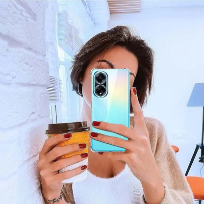 Maska za Oppo A98, Techsuit, Shockproof Clear, Prozirna