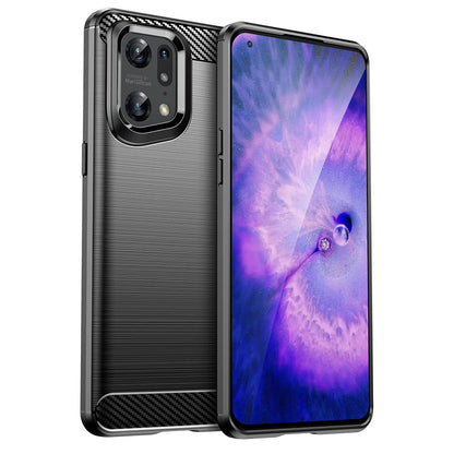 Futrola za Oppo Find X5 Pro, Techsuit, Karbon, Crna
