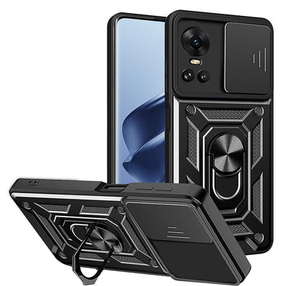 Maska za Oppo Reno10 / Reno10 Pro, Techsuit, CamShield, Crna