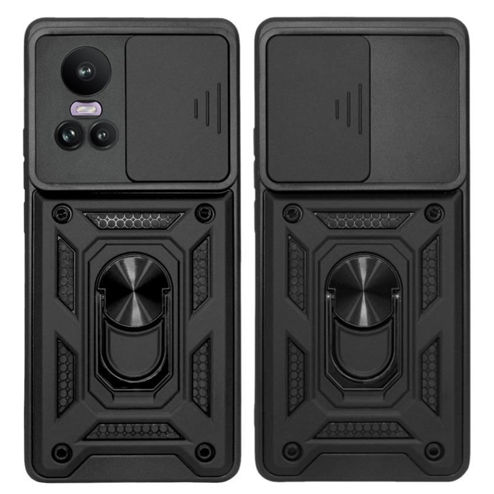 Maska za Oppo Reno10 / Reno10 Pro, Techsuit, CamShield, Crna