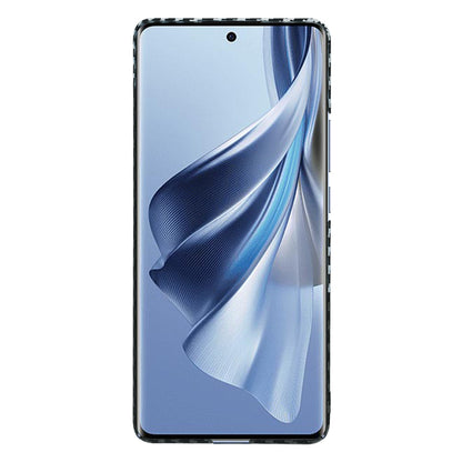 Maska za Oppo Reno10 / Reno10 Pro, Techsuit, Carbonite FiberShell, Crno Siva