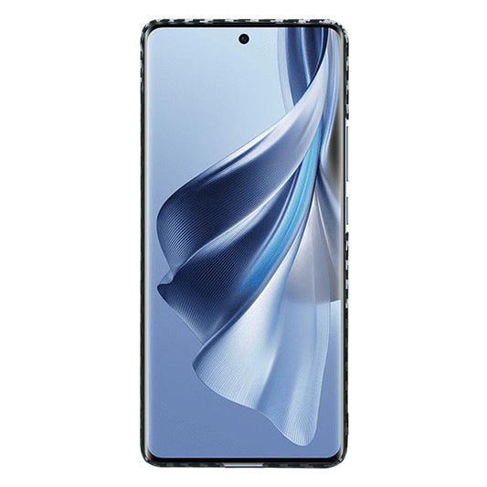 Maska za Oppo Reno10 / Reno10 Pro, Techsuit, Carbonite FiberShell, Crno Siva