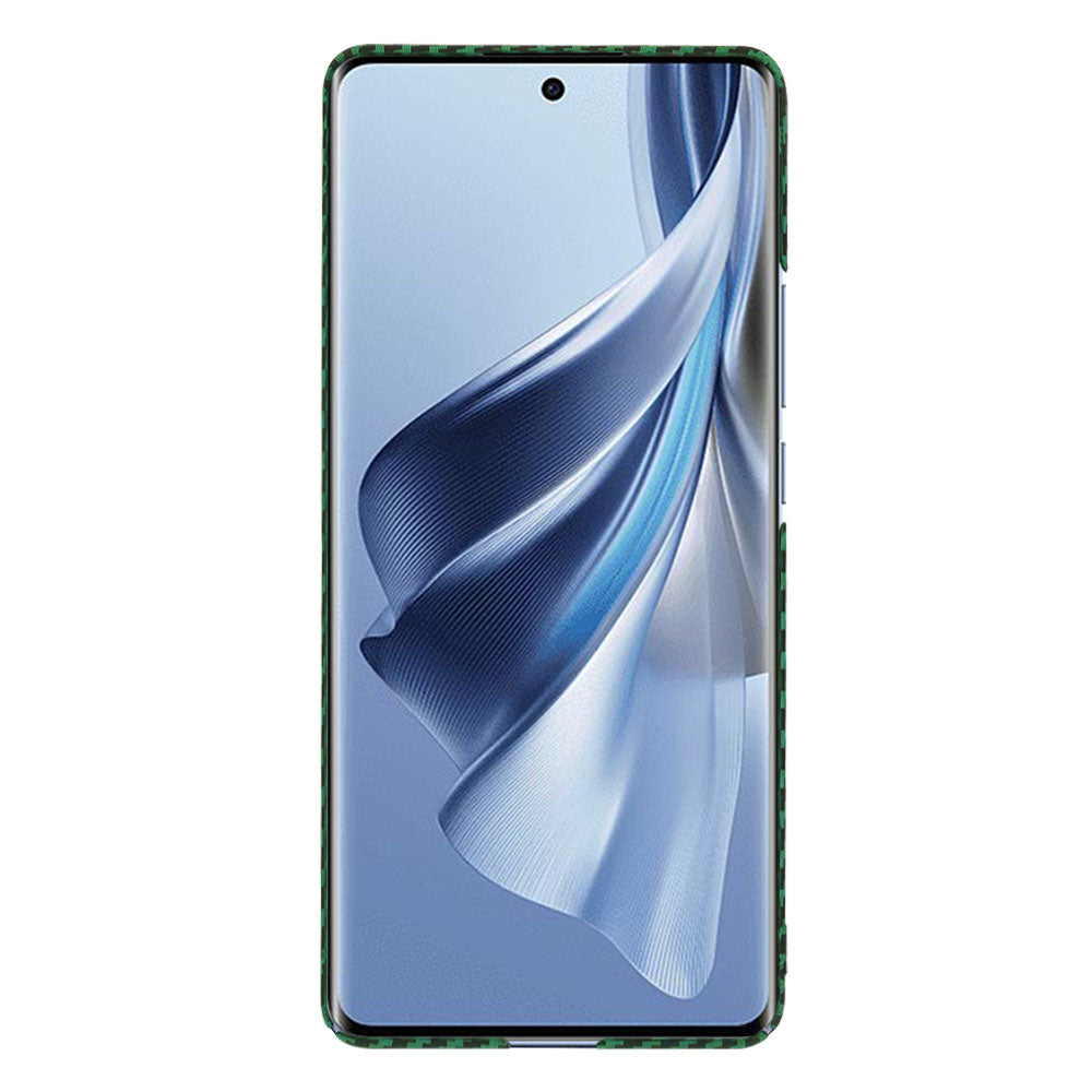 Maska za Oppo Reno10 / Reno10 Pro, Techsuit, Carbonite FiberShell, Zelena