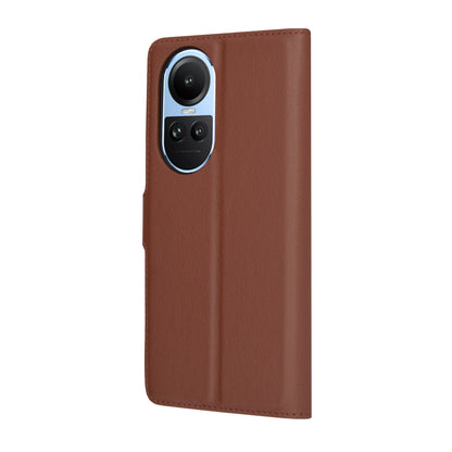 Futrola za Oppo Reno10 / Reno10 Pro, Techsuit, Kožna Folio, Smeđa