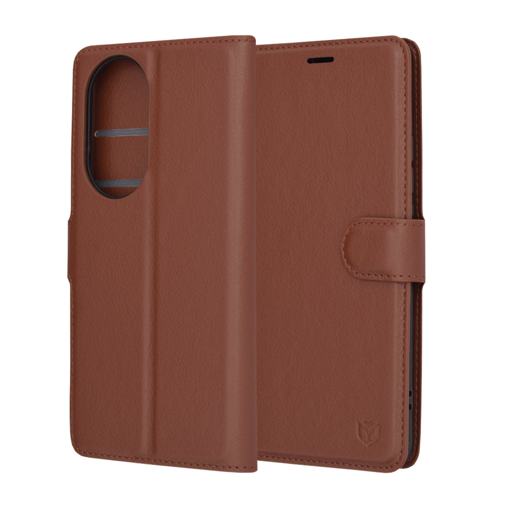 Futrola za Oppo Reno10 / Reno10 Pro, Techsuit, Kožna Folio, Smeđa
