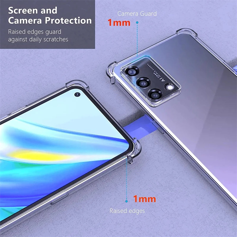 Maska za Oppo Reno10 / Reno10 Pro, Techsuit, Shockproof Clear, Prozirna