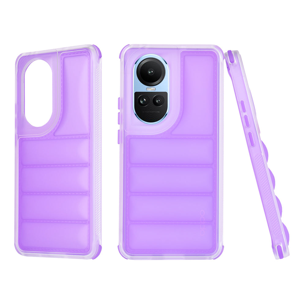 Maska za Oppo Reno10 / Reno10 Pro, Techsuit, Wave Shield, Ljubičasta