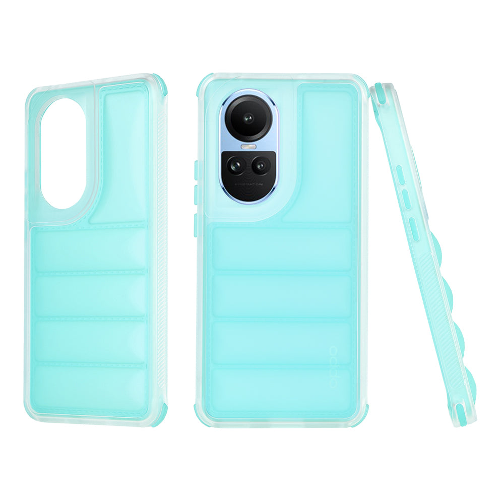 Maska za Oppo Reno10 / Reno10 Pro, Techsuit, Wave Shield, Tirkizna