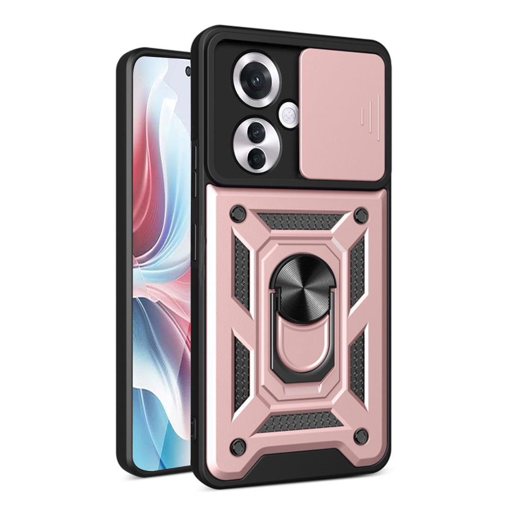 Maska za Oppo Reno11 F, Techsuit, CamShield, Roza