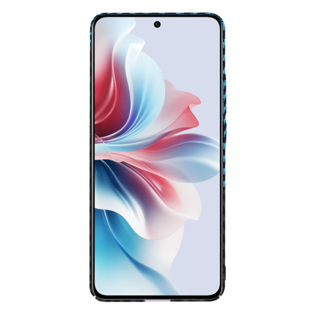 Maska za Oppo Reno11 F, Techsuit, Carbonite FiberShell, Crno Plava