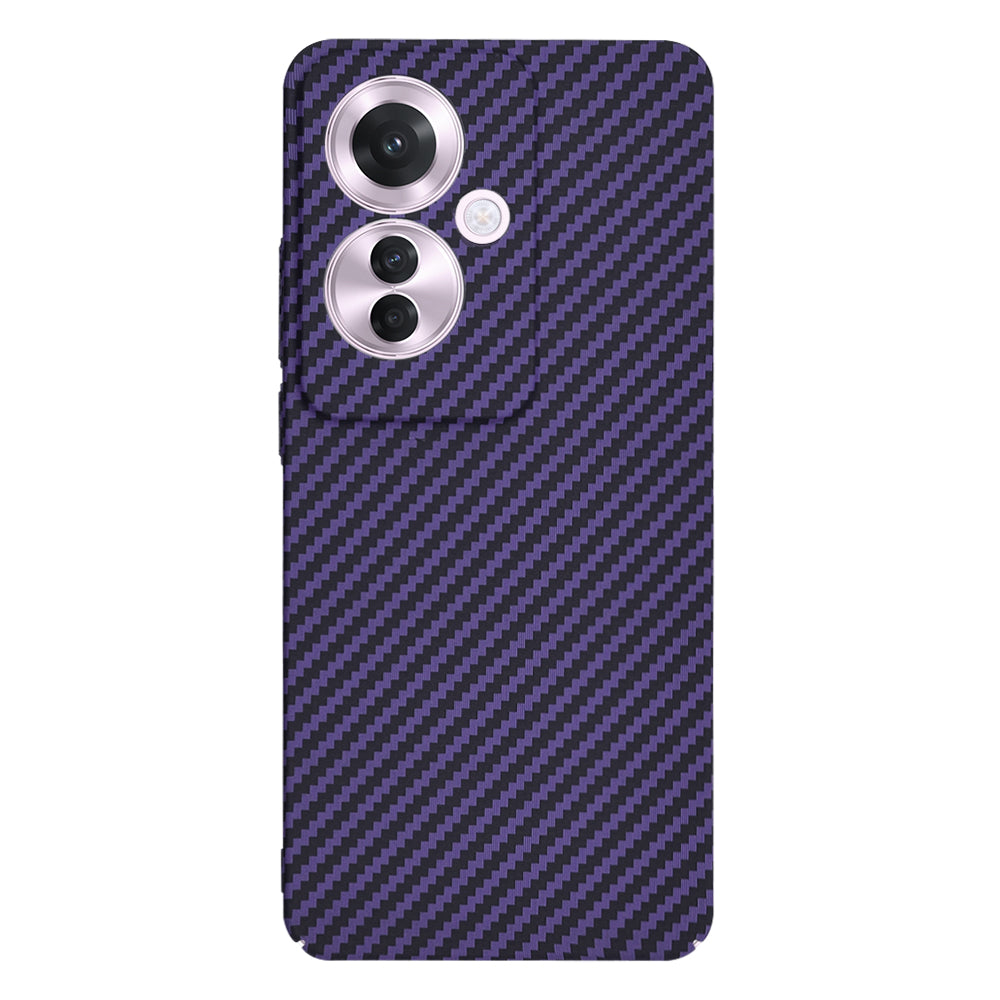 Maska za Oppo Reno11 F, Techsuit, Carbonite FiberShell, Ljubičasta