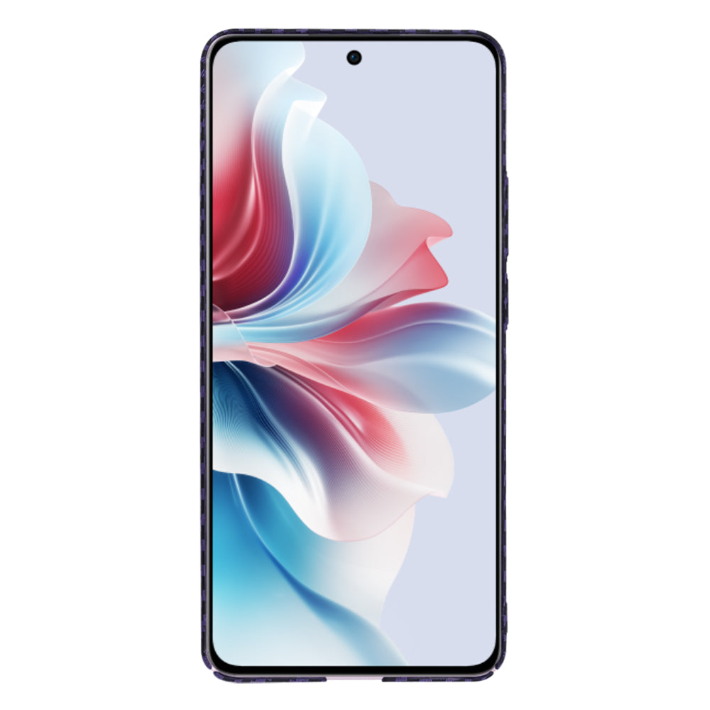 Maska za Oppo Reno11 F, Techsuit, Carbonite FiberShell, Ljubičasta