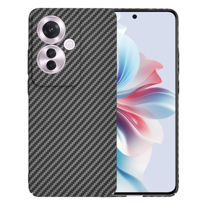 Maska za Oppo Reno11 F, Techsuit, Carbonite FiberShell, Crna