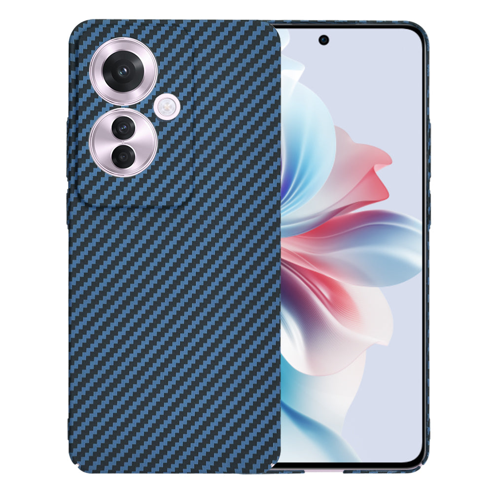 Maska za Oppo Reno11 F, Techsuit, Carbonite FiberShell, Tirkizna
