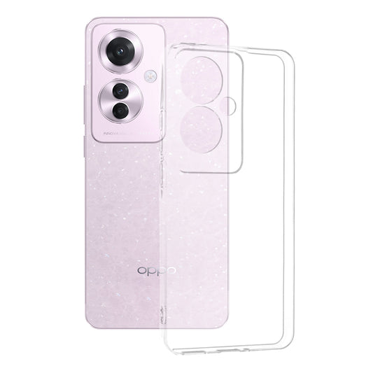 Maska za Oppo Reno11 F, Techsuit, Clear, Prozirna