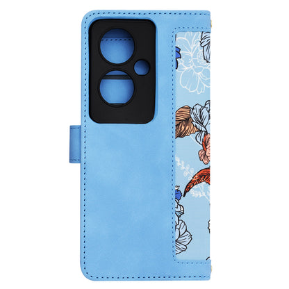 Maska za Oppo Reno11 F, Techsuit, FlipCraft, Plava
