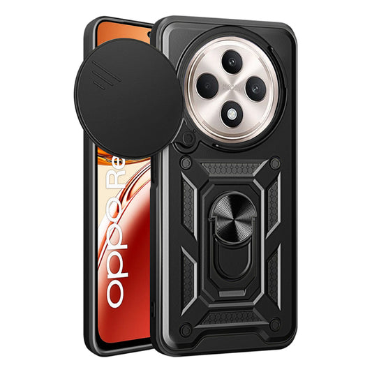 Maska za Oppo Reno12 FS 5G / Reno12 FS 4G / Reno12 F 4G / Reno12 F, Techsuit, CamShield, Crna