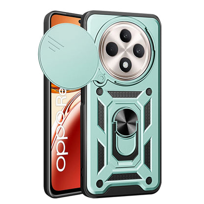 Maska za Oppo Reno12 FS 5G / Reno12 FS 4G / Reno12 F 4G / Reno12 F, Techsuit, CamShield, Zelena