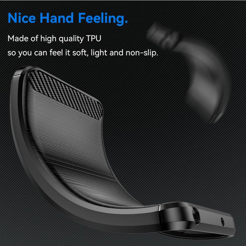 Maska za Oppo Reno12 FS 5G / Reno12 FS 4G / Reno12 F 4G / Reno12 F, Techsuit, Karbon, Crna
