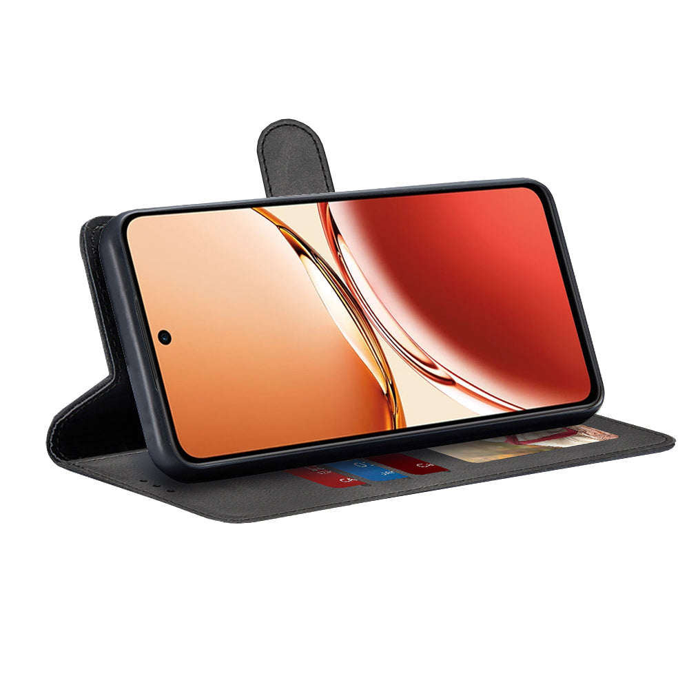 Futrola za Oppo Reno12 FS 5G / Reno12 FS 4G / Reno12 F 4G / Reno12 F, Techsuit, Diary Book, Crna