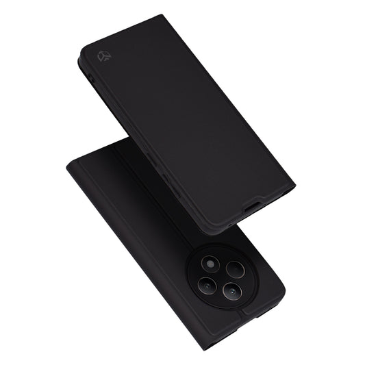 Maska za Oppo Reno12 FS 5G / Reno12 FS 4G / Reno12 F 4G / Reno12 F, Techsuit, Magskin Book, Crna