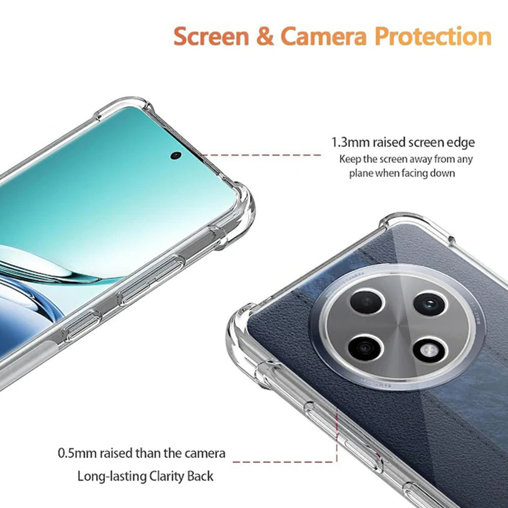 Maska za Oppo Reno12 FS 5G / Reno12 FS 4G / Reno12 F 4G / Reno12 F, Techsuit, Otporna na udarce, Prozirna