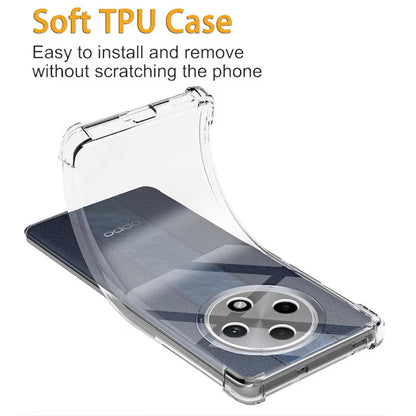 Maska za Oppo Reno12 FS 5G / Reno12 FS 4G / Reno12 F 4G / Reno12 F, Techsuit, Otporna na udarce, Prozirna