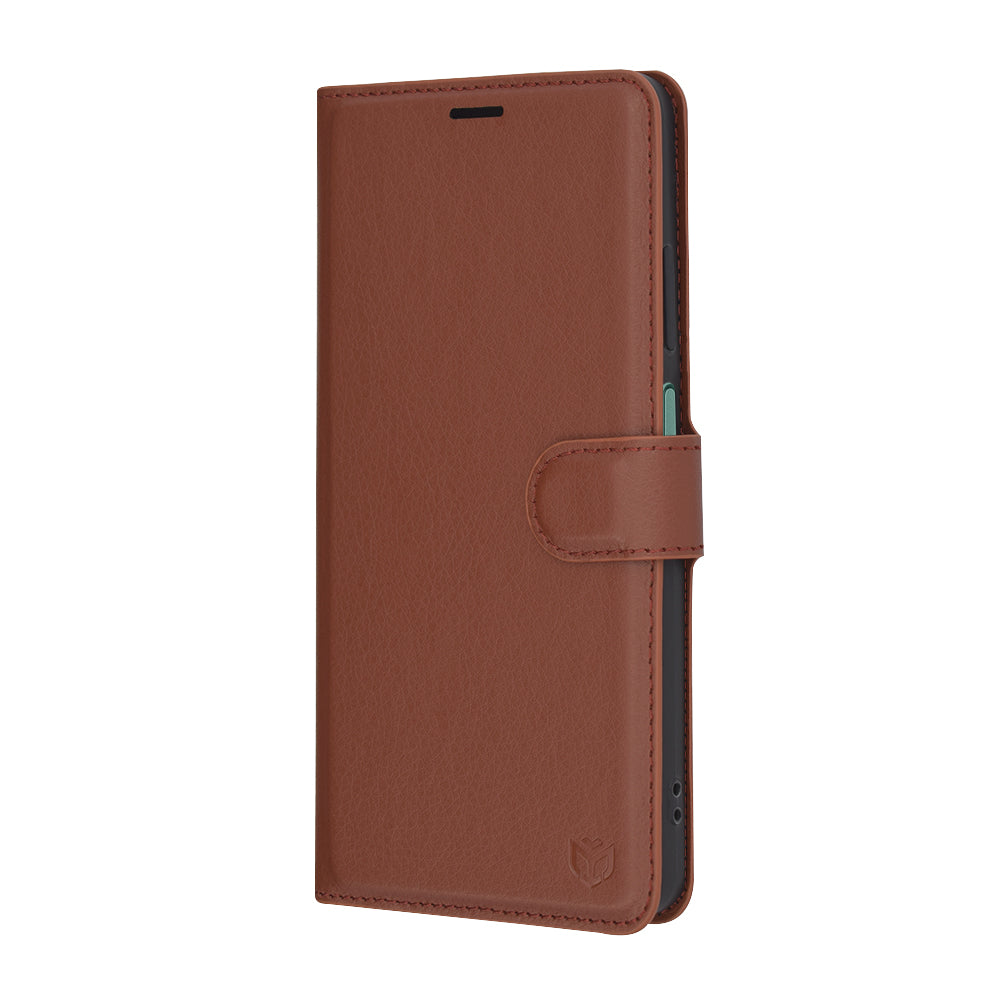 Futrola za Oppo Reno12 FS 5G / Reno12 FS 4G / Reno12 F 4G / Reno12 F, Techsuit, Leather Folio, smeđa