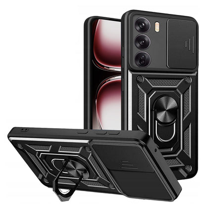 Maska za Oppo Reno12 Pro, Techsuit, CamShield, Crna