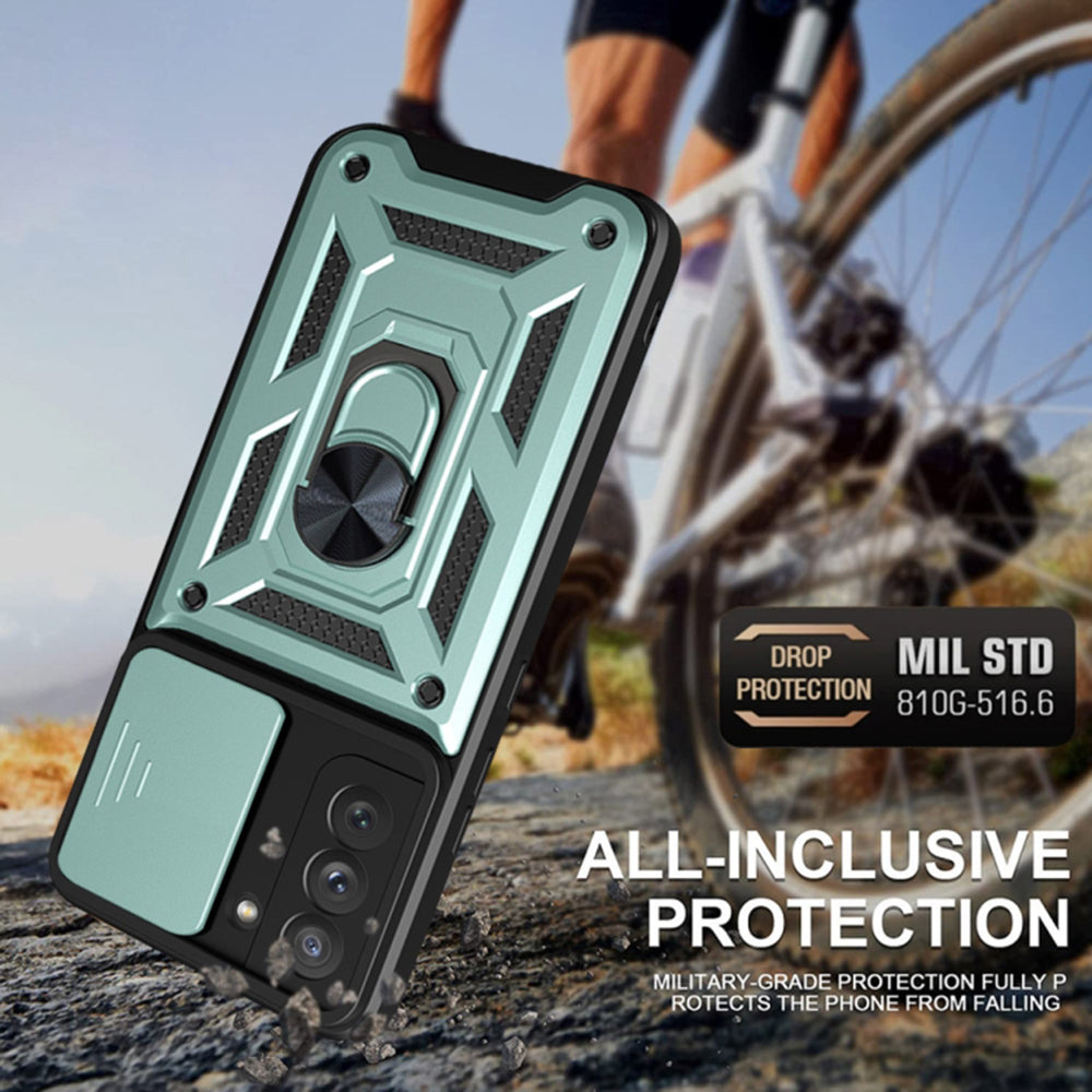 Maska za Oppo Reno12 Pro, Techsuit, CamShield, Crna