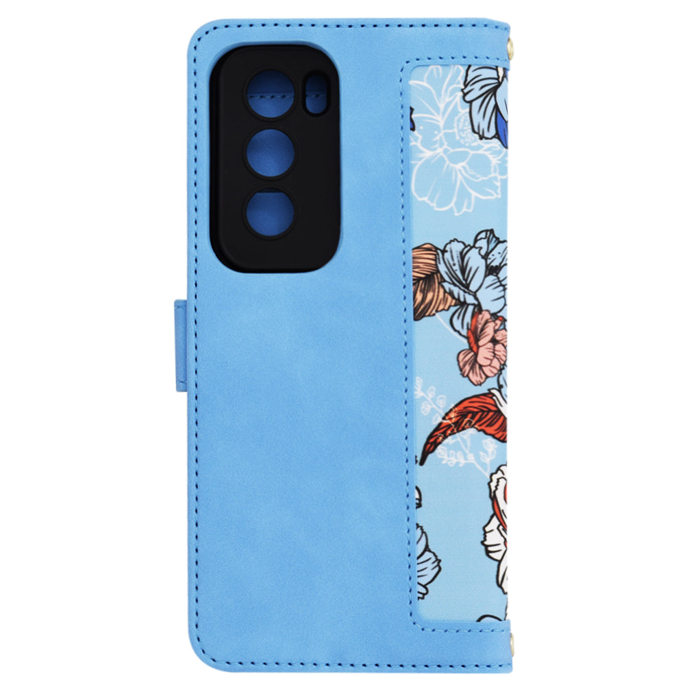 Maska za Oppo Reno12 Pro, Techsuit, FlipCraft, Plava